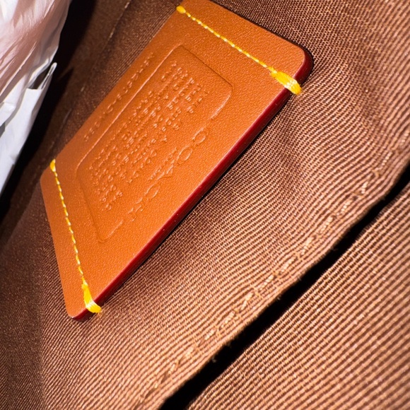 Coach Tan Signature Tote - Picture 5 of 5